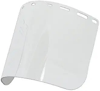 Replacement Face Shield, 8"x 15.5"x .040, Clear Polycarb, Model 15151