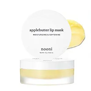 NOONI Applebutter Lip Mask - Korean Skin Care Sleep Mask for Your Lips, Lip Moisturizer for Lip Care and Lip treatment, Korean Beauty Secrets for Amazing Lips, Non-animal tested, Paraben-free