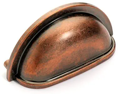 Dynasty Hardware P-2769-AC Antique Copper Cabinet Hardware Bin Pull (1 Pack)