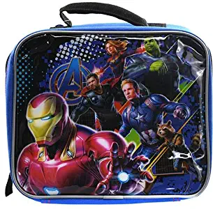 Marvel Avengers Soft Insulated Lunch Box (Blue/Black)