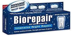 2 pcs biorepair NIGHT PROTECTION toothpaste 75ml protect & REPAIR from acid erosion and plaque safe for whole family by Biorepair