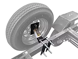 MaxxHaul 70214 Powder Coat Black Trailer Spare Tire Carrier