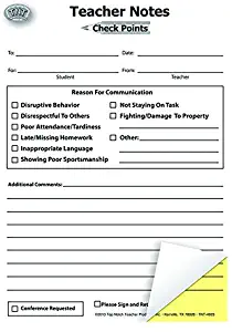 Top Notch Teacher Products Carbonless Notes Check Points