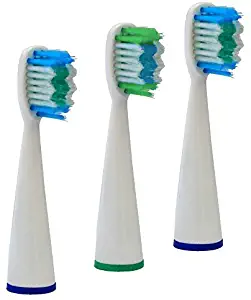 Xtech Replacement Brush Heads for XHST-100 Ultrasonic Toothbrush (3 Pack)