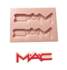 MAC logo,make up, famous brand Silicone Mold By Oh! Sweet Art