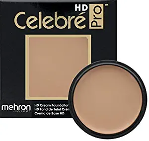 Mehron Makeup Celebre Pro-HD Cream Face & Body Makeup (.9 oz) (SOFT BEIGE)