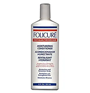 Folicure Moisturizing Conditioner for Fuller, Thicker Hair 12 Oz