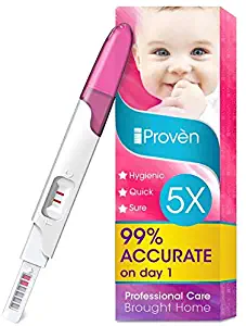 Pregnancy Test Early Detection - 5 Pregnancy Tests - One Step HCG Urine Pregnancy Test - Do It Yourself Home Pregnancy Tests - The Easy Way to Monitor Fertility - FMH-139 5-Pack - iProven (Pink)