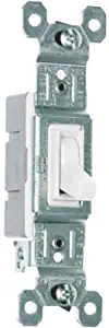 Legrand-Pass & Seymour, White, Pass & Seymour 660WGCP Trademaster Single Pole Switch, 10-Pack