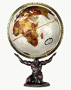 Replogle Globes Atlas Globe, 12-Inch, Bronze Metallic