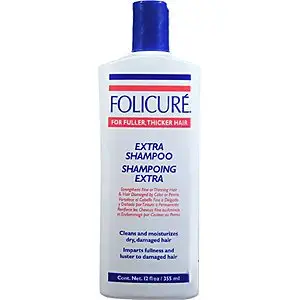 Folicure Extra Shampoo, 12 oz (Pack of 2)