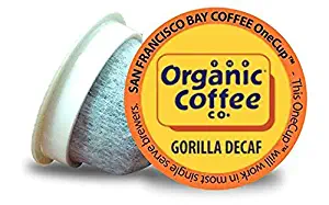 Organic Coffee OneCup 72 ct. Gorilla Decaf