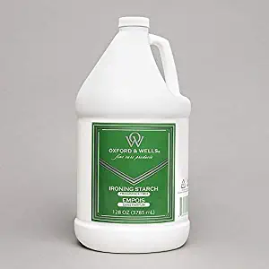 Oxford & Wells Premium Ironing Starch - Gallon Refill - Fragrance Free