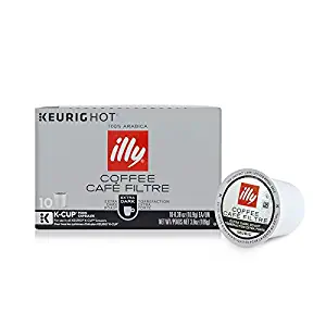 illy K-cup Single Serve Coffee Pods (Extra Dark Roast, 3 Boxes)