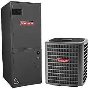 Goodman 1.5 Ton 14 SEER Heat Pump System with Multi-Position Air Handler GSZ140181 ARUF25B14