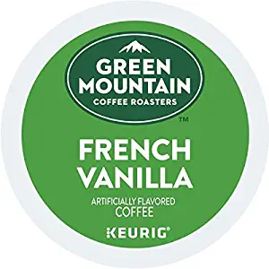 Green Mountain Coffee, French Vanilla, Single-Serve Keurig K-Cup Pods, Light Roast Coffee, 48 Count (2 Boxes of 24 Pods)