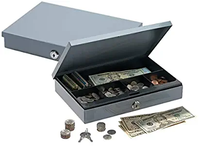 Ultra-Slim Cash Box with Security Lock, 2