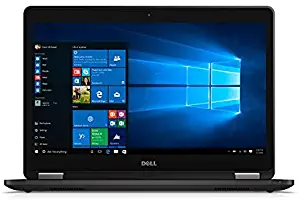 Dell E7470 Latitude 7470 14" Laptop (Intel Core i5-6300U, 8GB 2133MHz DDR4 RAM, 180GB SSD, Windows 10 Pro, Black)