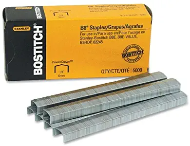 Bostitch B8PowerCrownPremium Staples, 0.25 Inch Leg, Full-Strip (STCR21151/4)